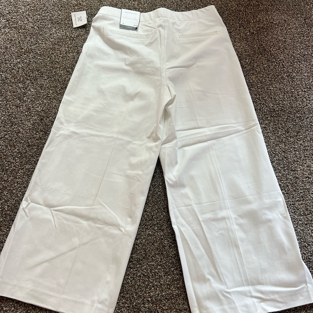 Elegant White Women's Pants - Picture 2 of 3